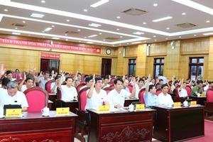 HĐND tỉnh Thanh Hóa thông qua các nghị quyết thu chi ngân sách khi sắp xếp lại đơn vị hành chính