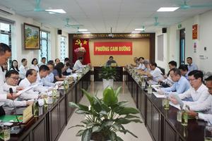 Trưởng ban Chính sách, Chiến lược Trung ương khảo sát thực tế tại phường Cam Đường