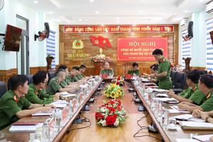 Thanh tra Bộ Công an công bố quyết định thanh tra tại Trại giam Kim Sơn