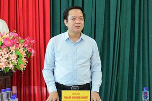 Thủ tướng Chính phủ chỉ định ông Phạm Quang Ngọc làm Chủ tịch UBND tỉnh Ninh Bình mới