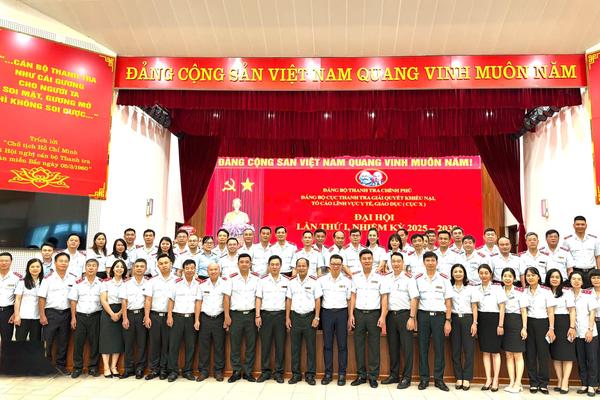 Đại hội lần thứ I Đảng bộ Cục X Thanh tra Chính phủ nhiệm kỳ 2025–2030