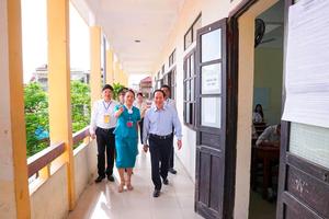 Bí thư Thành uỷ Hải Phòng kiểm tra, chỉ đạo công tác tổ chức Kỳ thi tốt nghiệp THPT 2025