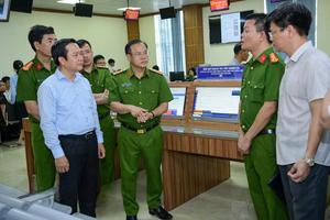 Tổ công tác Chính phủ kiểm tra, đánh giá Hệ thống thông tin phục vụ chính quyền 2 cấp tỉnh Ninh Bình