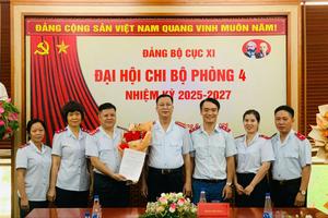 Đại hội Chi bộ Phòng Thanh tra lĩnh vực thông tin và báo chí, Cục XI nhiệm kỳ 2025 - 2027 thành công tốt đẹp
