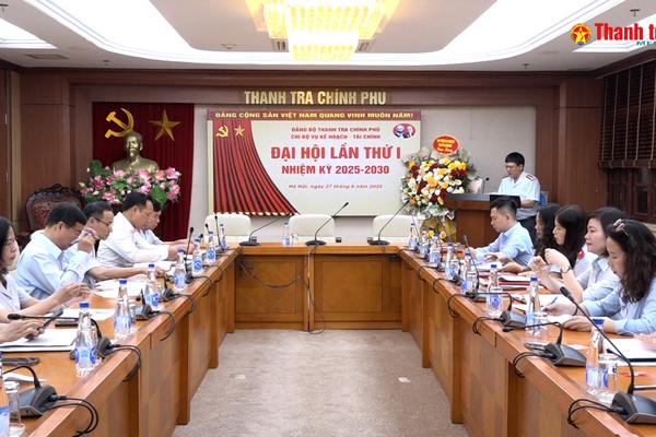 Chi bộ Vụ Kế hoạch – Tài chính nhiệm kỳ 2025-2030: Quyết tâm đổi mới phương pháp, hoàn thành xuất sắc mọi nhiệm vụ