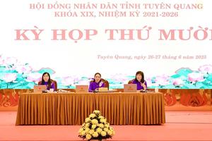 Thông qua Nghị quyết liên quan đến việc sắp xếp đơn vị hành chính cấp tỉnh, cấp xã