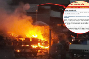 Khởi tố vụ cháy xưởng phế liệu khiến 5 người chết ở Hưng Yên