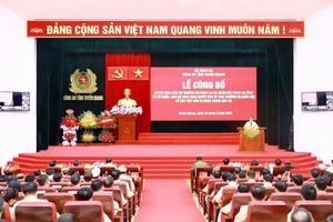 Công an tỉnh Tuyên Quang có 124 công an cấp xã sau sắp xếp