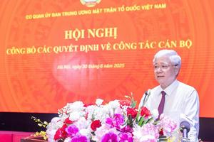 Chủ tịch MTTQ Việt Nam: 5 tổ chức chính trị - xã hội về chung một mái nhà đại đoàn kết toàn dân tộc
