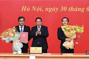 Công bố quyết định của Thủ tướng bổ nhiệm cán bộ lãnh đạo Thanh tra Chính phủ và Bộ Dân tộc Tôn giáo