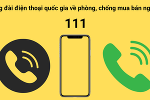 Tổng đài 111 tiếp nhận thông tin về hành vi mua bán người