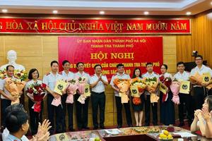 Thanh tra thành phố Hà Nội công bố quyết định về công tác cán bộ