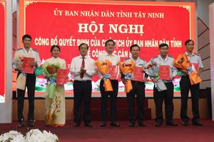 Ông Phan Huỳnh Quốc Vinh được bổ nhiệm giữ chức vụ Chánh Thanh tra tỉnh Tây Ninh