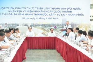 Sẵn sàng cho Triển lãm "80 năm hành trình Độc lập - Tự do - Hạnh phúc"