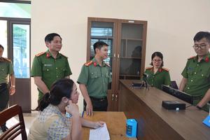 Công an tỉnh Phú Thọ: Kiểm tra thực tế công tác tại các đơn vị công an xã sau sáp nhập