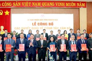 Ông Tạ Hồng Quang được bổ nhiệm làm Chánh Thanh tra tỉnh Khánh Hòa