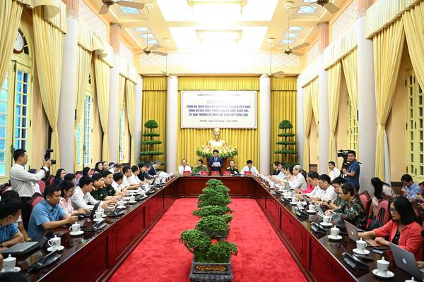 Công bố lệnh của Chủ tịch nước về Luật Thanh tra vừa được Quốc hội thông qua