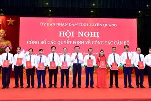 Tuyên Quang: Điều động, bổ nhiệm 72 Phó Giám đốc các sở, ngành