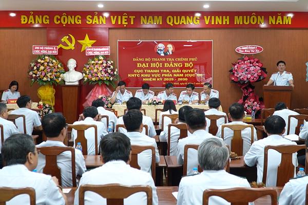 Đại hội Đảng bộ Cục III nhiệm kỳ 2025-2030 thành công tốt đẹp