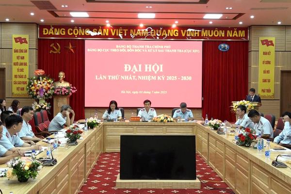 Thanh tra Chính phủ: Đại hội Đảng bộ Cục XIV nhiệm kỳ 2025 - 2030 thành công tốt đẹp