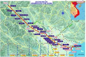 Dự án đầu tư xây dựng tuyến đường sắt Lào Cai – Hà Nội – Hải Phòng: Tích cực triển khai trước một bước công tác giải phóng mặt bằng