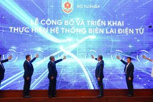 Bộ Tư pháp ra mắt phần mềm biên lai điện tử Thi hành án dân sự