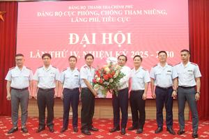 Đại hội Đảng bộ Cục Phòng, chống tham nhũng, lãng phí, tiêu cực: Phấn đấu đạt danh hiệu trong sạch, vững mạnh tiêu biểu