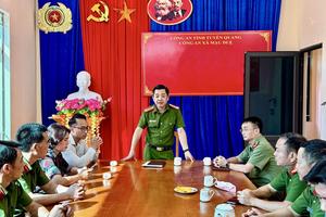 Tuyên Quang: Kiểm tra, đánh giá các mặt công tác của Công an cấp xã sau sáp nhập