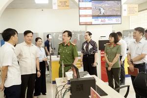 Tổ công tác triển khai Đề án 06 Quốc gia kiểm tra tại Cao Bằng