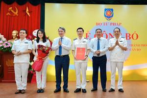 Bộ Tư pháp công bố quyết định thành lập Thi hành án dân sự TP Hà Nội
