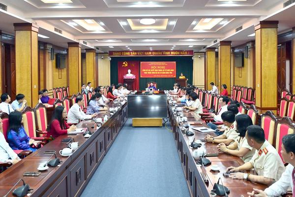 Tuyên Quang: Công bố các quyết định thành lập tổ chức cơ sở Đảng trực thuộc