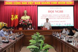 Bí thư Tỉnh ủy Đắk Lắk chỉ đạo quyết liệt chống tham nhũng, ngăn “điểm nóng”