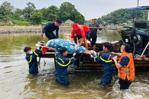Thanh Hoá: Tìm thấy thi thể cháu bé bị đuối nước ở biển Sầm Sơn