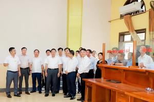 Nghệ An: Chủ tịch UBND tỉnh kiểm tra vận hành chính quyền 2 cấp ở xã Kim Liên và Vạn An