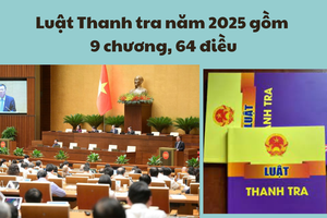 Bố cục của Luật Thanh tra năm 2025