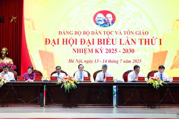 Đại hội Đại biểu Đảng bộ Bộ Dân tộc và Tôn giáo lần thứ I, nhiệm kỳ 2025-2030