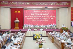 An Giang phấn đấu đến năm 2030 trở thành trung tâm kinh tế biển mạnh của quốc gia