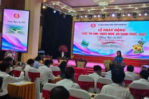 Phát động cuộc thi ảnh và video Nghệ An hạnh phúc năm 2025