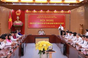 Công bố quyết định thành lập Đảng bộ Thanh tra tỉnh Tuyên Quang