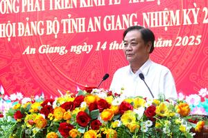Phó Chủ tịch Quốc hội Lê Minh Hoan: Định hướng phát triển nông nghiệp An Giang cần xác định vai trò chủ thể của nông dân