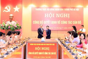 HĐND TP Hà Nội công bố các quyết định về công tác cán bộ