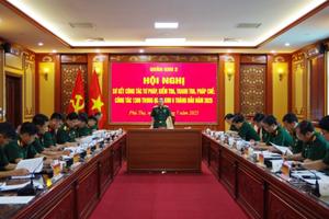 Đẩy mạnh công tác pháp chế, kiểm tra, thanh tra: Nền tảng vững chắc cho nhiệm vụ quốc phòng