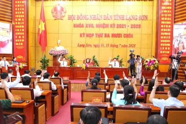 Lạng Sơn thông qua 18 nghị quyết quan trọng tại kỳ họp thường lệ giữa năm 2025