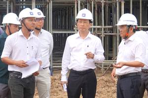 Kiểm tra tiến độ dự án Bệnh viện Đa khoa tỉnh Bến Tre