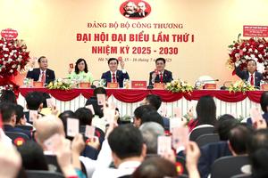 Phiên thứ nhất Đại hội đại biểu Đảng bộ Bộ Công Thương lần thứ I,  nhiệm kỳ 2025 - 2030