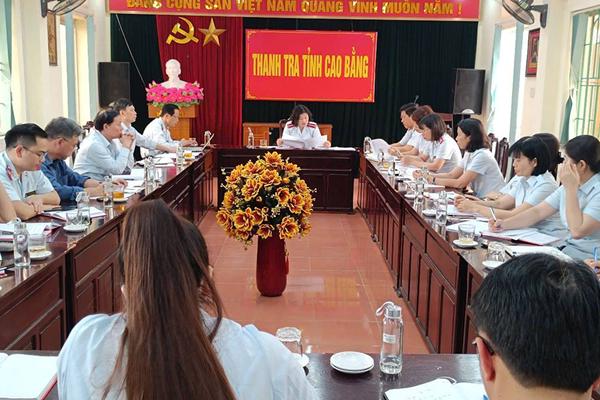 Thanh tra tỉnh Cao Bằng chuẩn bị nghiêm túc, toàn diện cho Đại hội Đảng bộ nhiệm kỳ 2025–2030