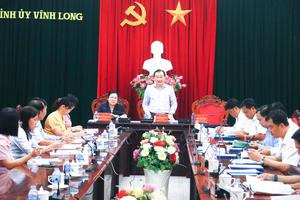 Vĩnh Long: Thẩm định văn kiện Đại hội Đảng bộ xã nhiệm kỳ 2025-2030