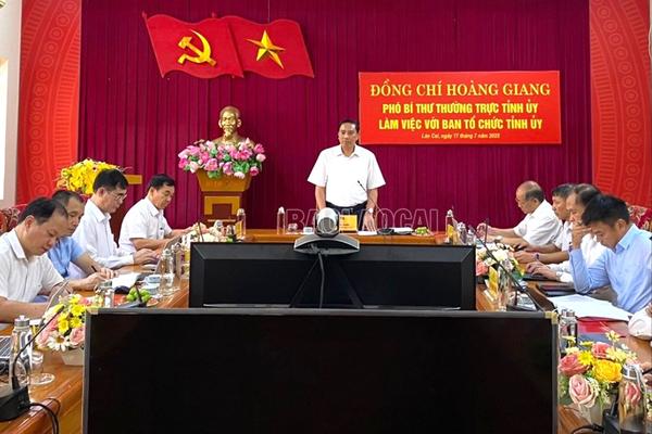 Lào Cai: Phát hiện nhân tố mới, nổi trội để sắp xếp vào vị trí quan trọng