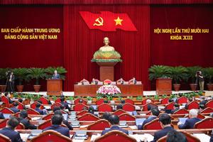 Trung ương thảo luận phương hướng công tác nhân sự Đại hội XIV của Đảng