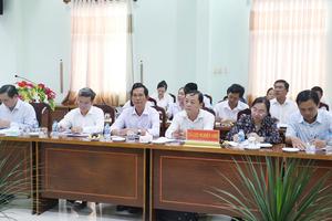 Vĩnh Long: Phó Bí thư Tỉnh ủy kiểm tra thẩm định văn kiện Đại hội đối với 6 xã